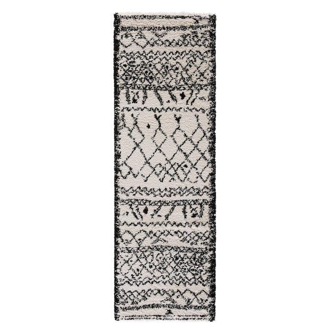Tappeto da corridoio stile berbero Afaw nero + bianco LA REDOUTE INTERIEURS
