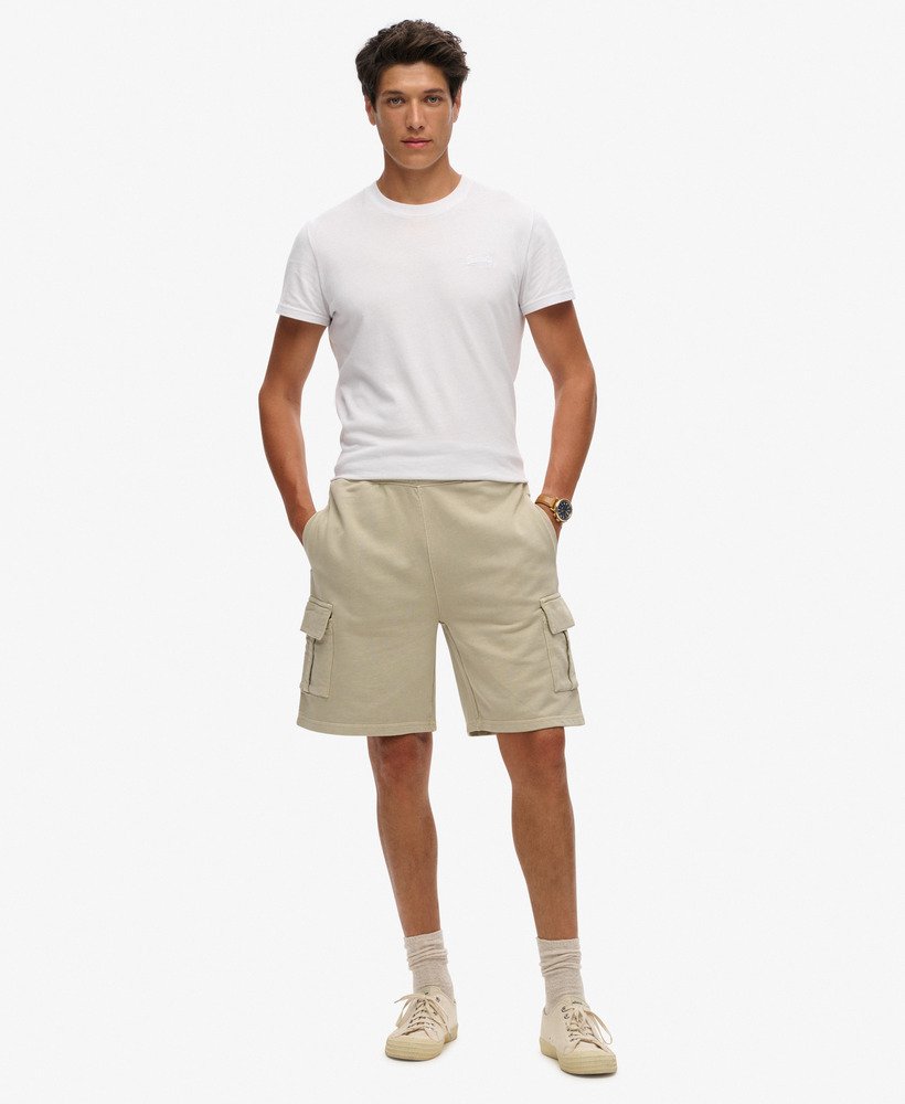 Short Cargo Coutures Contrastées Coupe Décontractée, SUPERDRY