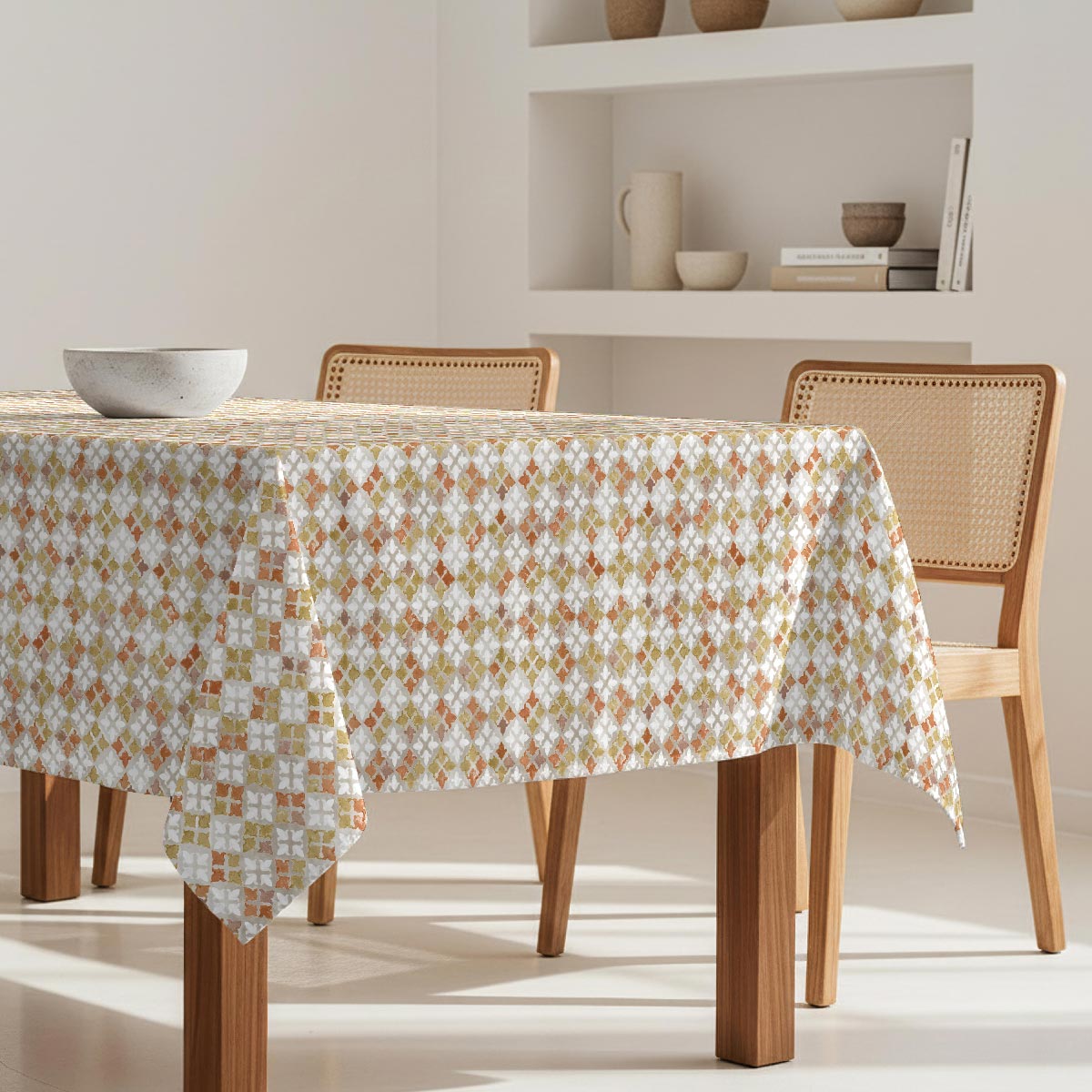 Nappe anti-taches Ceramic - 100% coton -, NAF NAF HOME