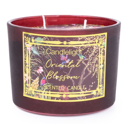 Chinoiserie Two Wick Oriental Blossom Candle SO'HOME