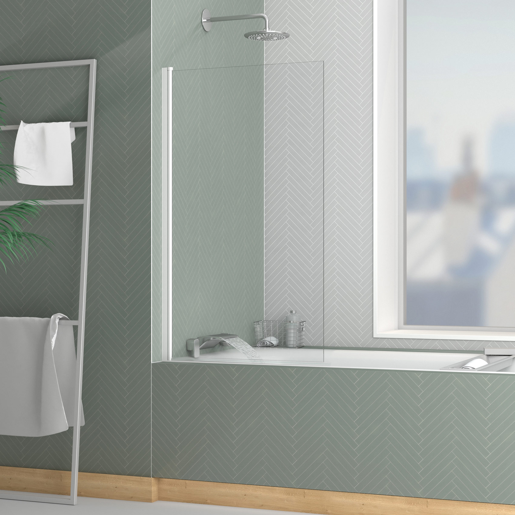 Pare baignoire rabattable, HOME MAISON