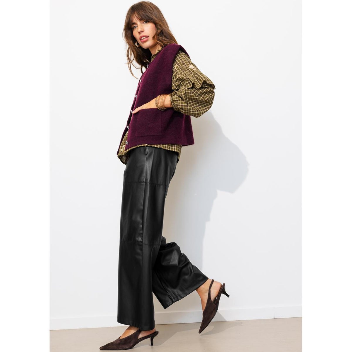 Pantalon en simili, PROMOD