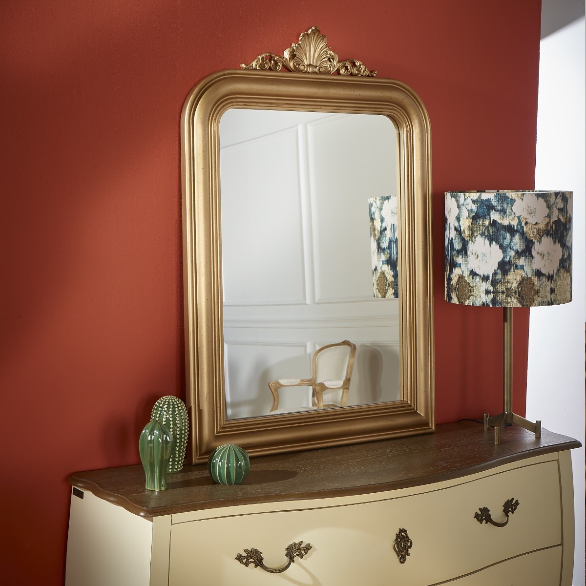 Miroir 110x78 cadre en pin MATIGNON, ROBIN DES BOIS