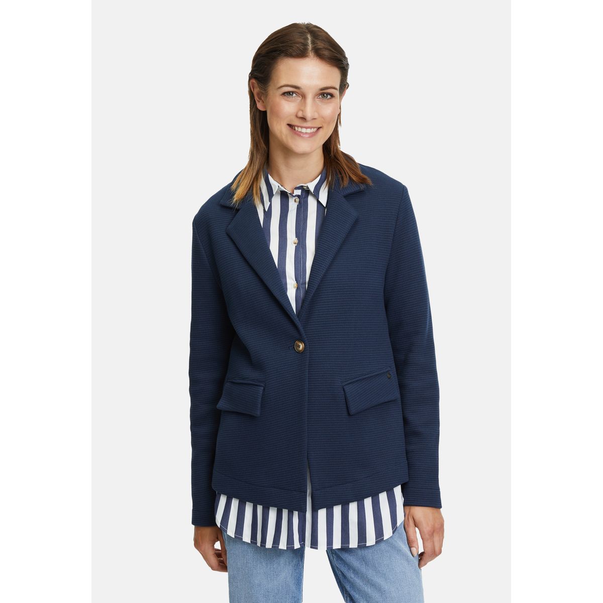 Veste molleton femme online bleu marine