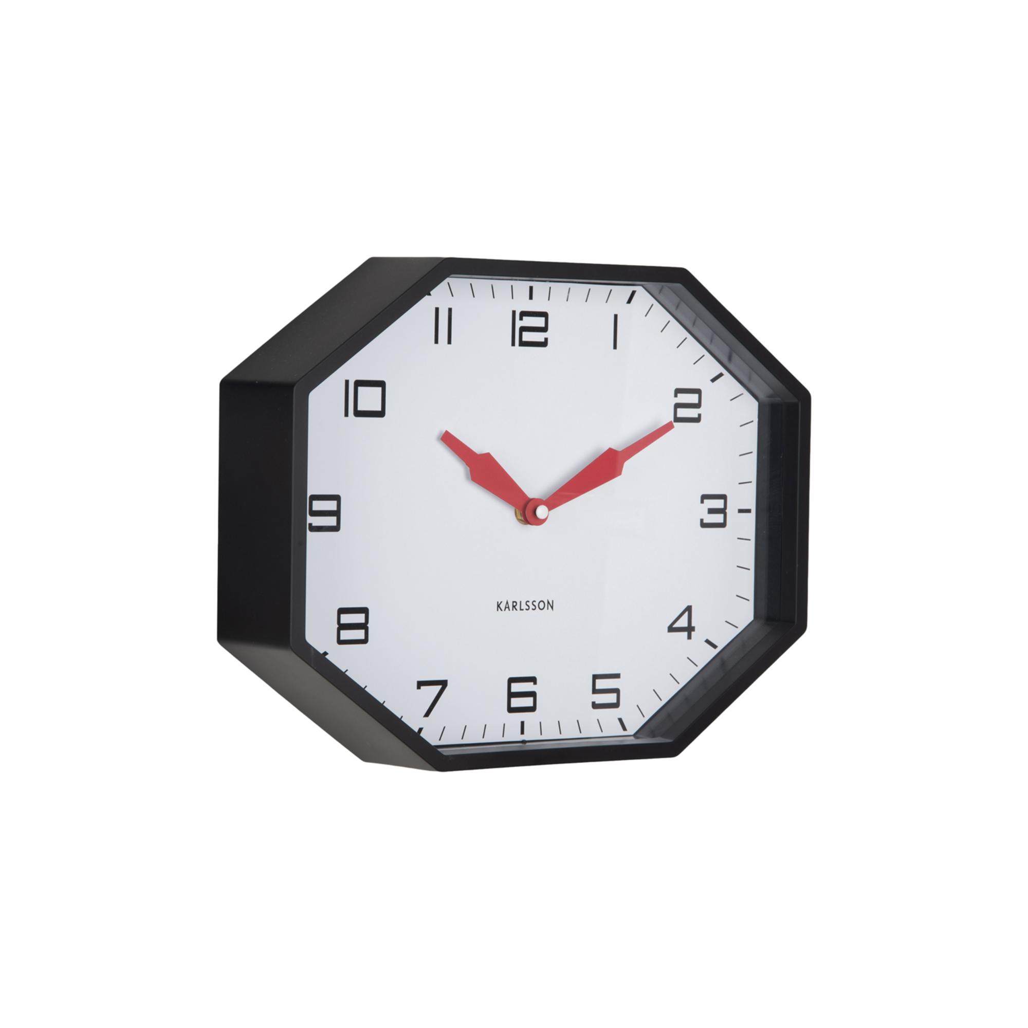 Horloge Murale Plastique MODERN FACTORY OCTAGON, KARLSSON