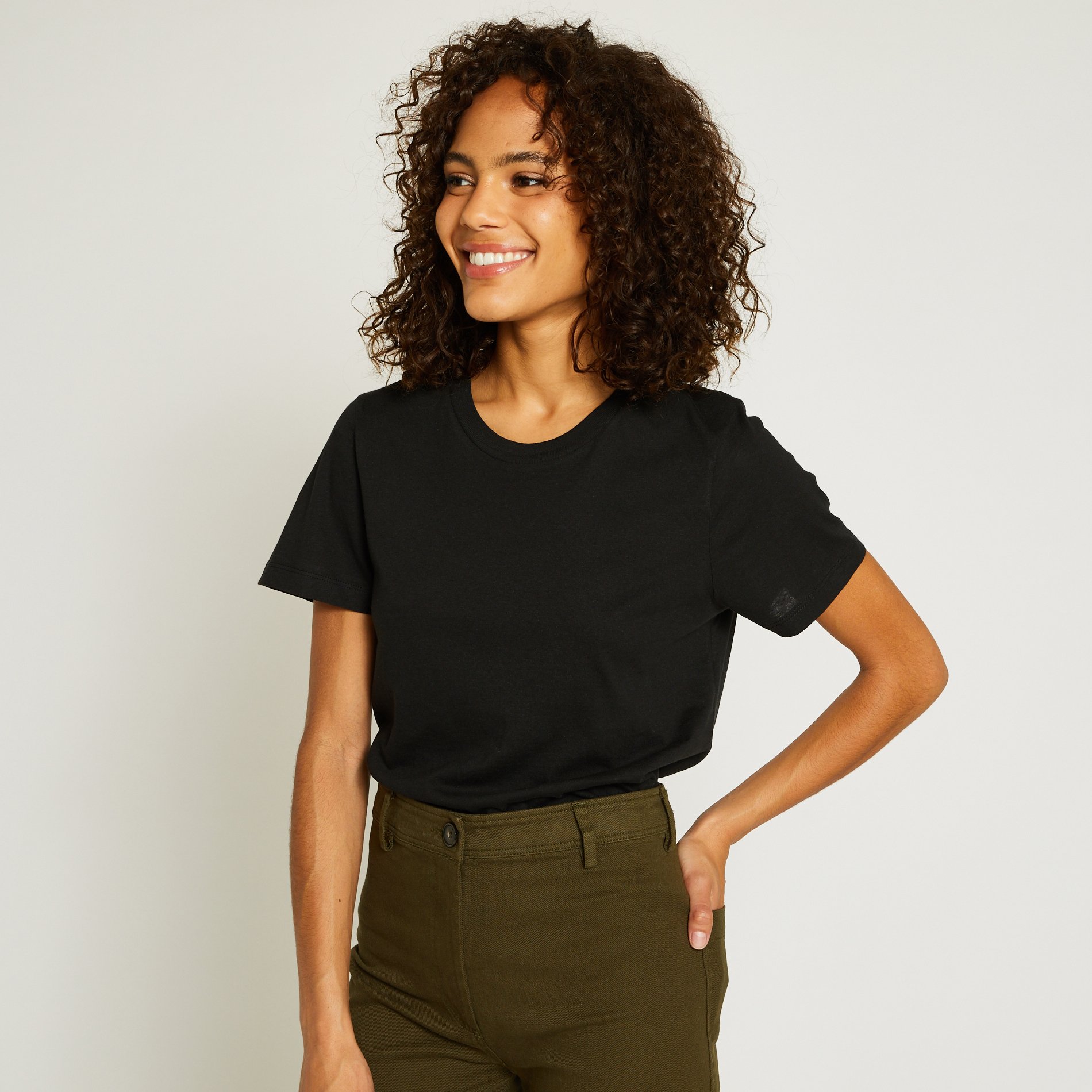 Haut Coton Biologique Monoprix - Taille L/XL (42/44) - Gris - NEUF Avec Étiquettes