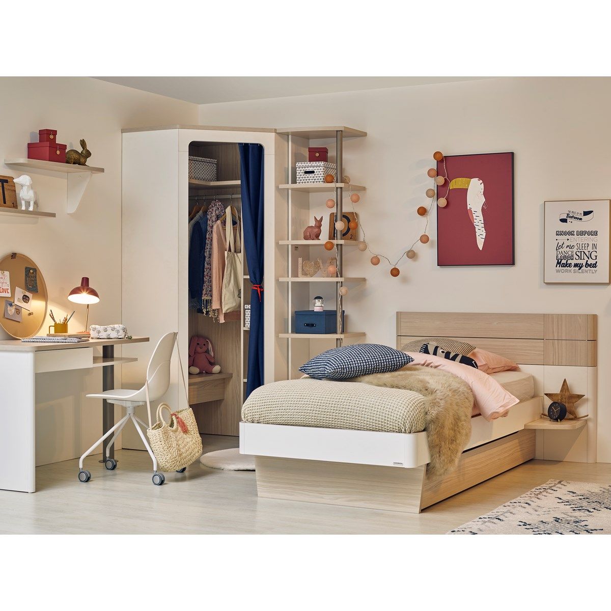 Chevet Enfant Mistral Beige Clair Gautier Kids La Redoute