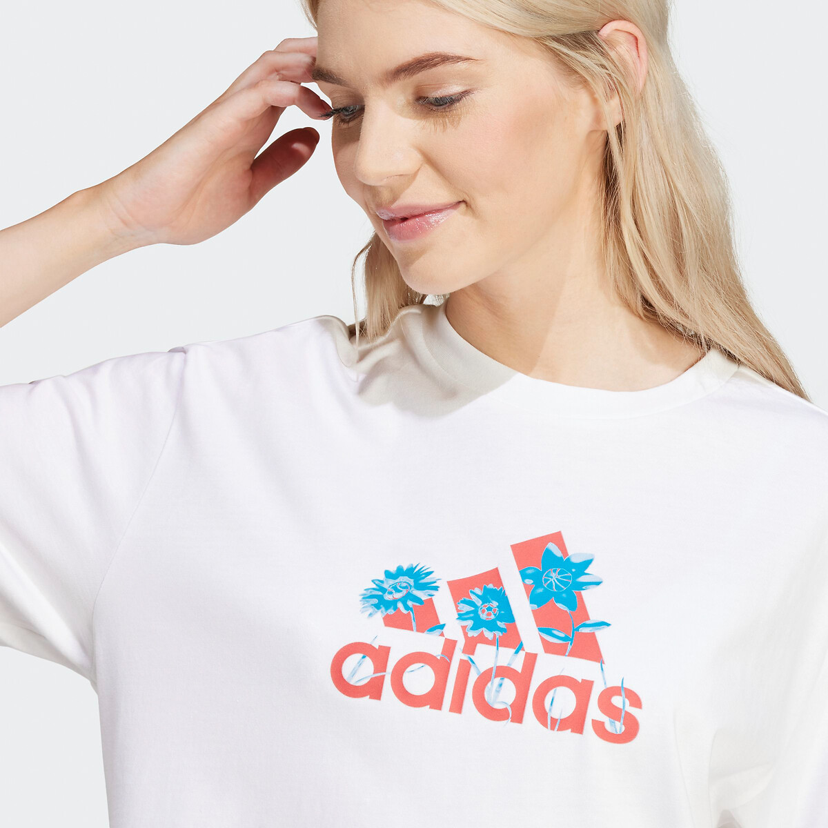 Adidas originals flower outlet t shirt