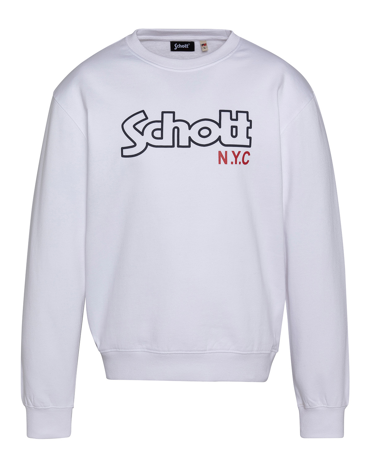 Sweatshirt col rond, SCHOTT