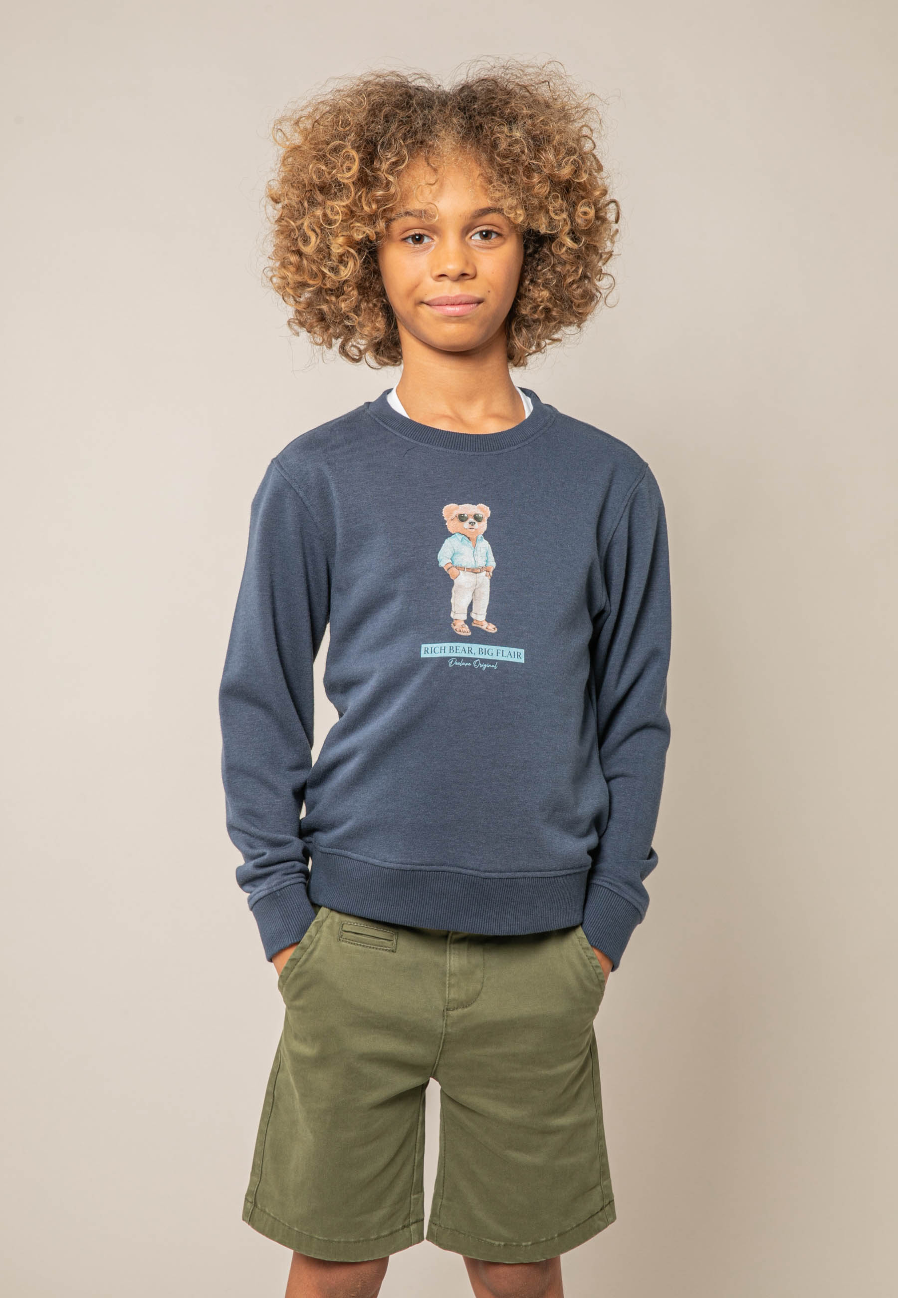 Sweat garçon en coton doux SLEEKBEAR, DEELUXE