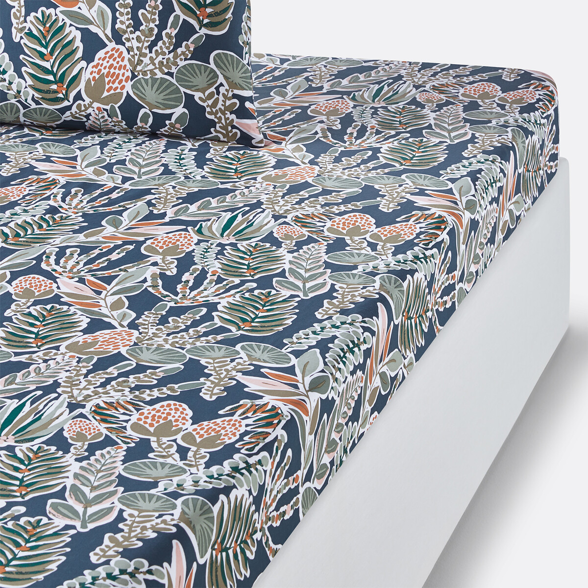 Drap Housse Percale De Coton, Aquajungle