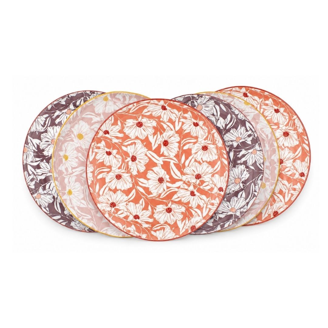Lot de 6 grandes assiettes, OPHELIA, ARTIME