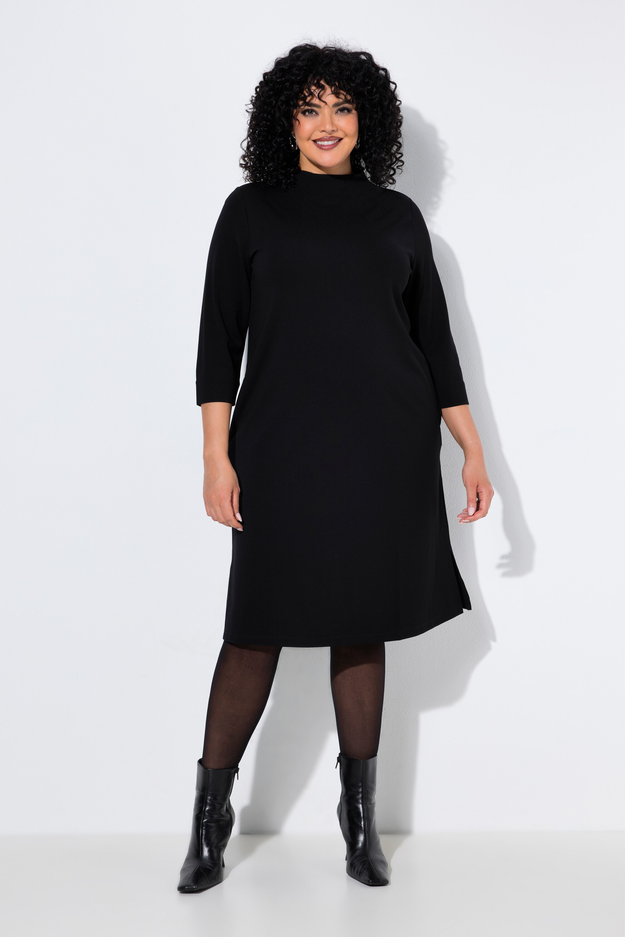 Robe point de Rome, col montant, ULLA POPKEN