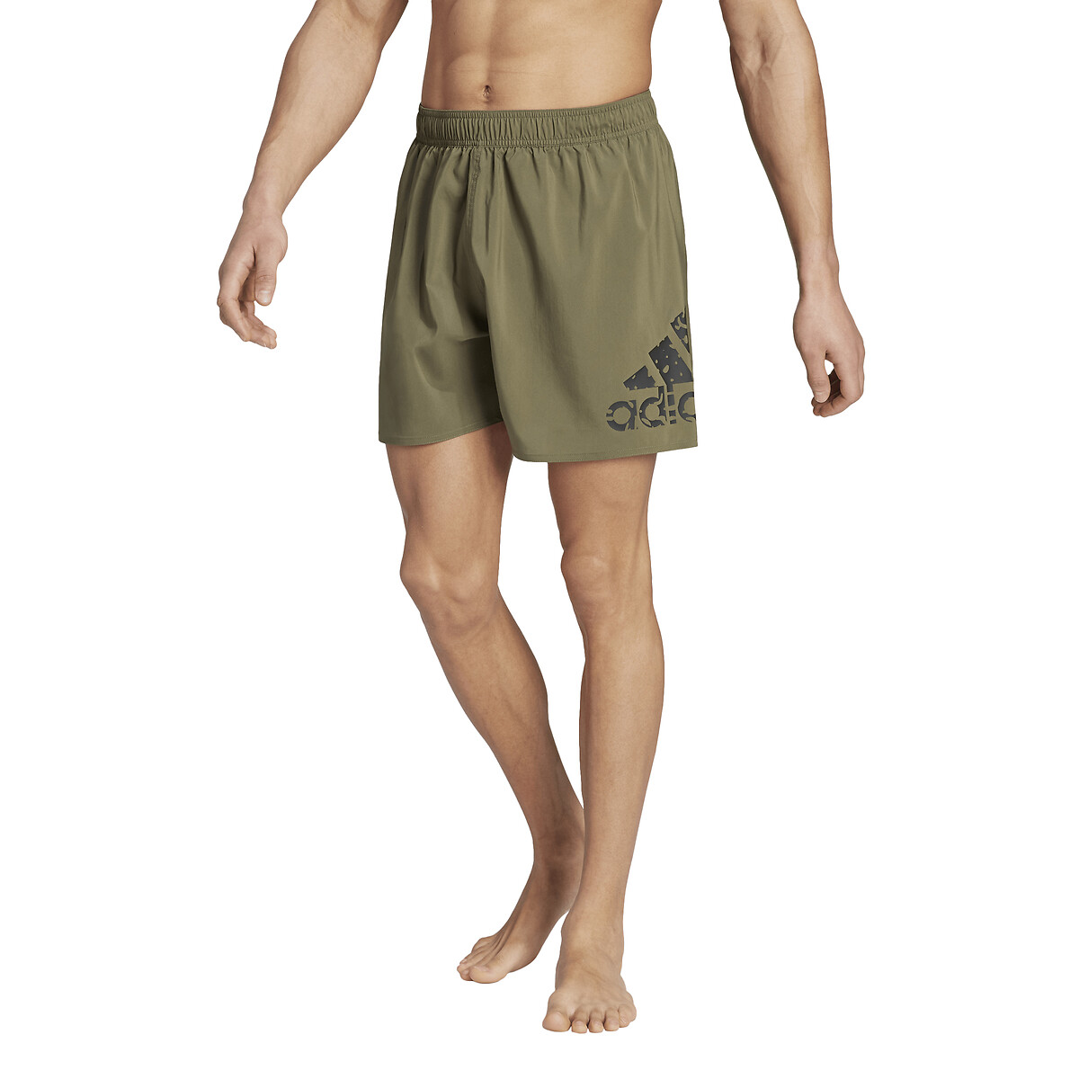 Image of Swim Shorts with Large Logo Print