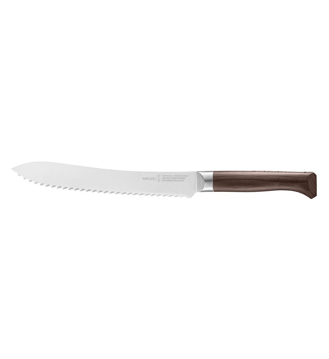 Couteau à pain les forgés 1890 inox & hêtre lame 21 cm, OPINEL
