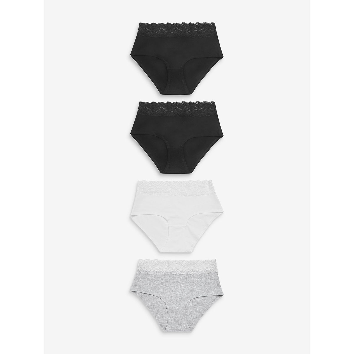 Culottes mi-hautes dentelle, lot de 4, NEXT