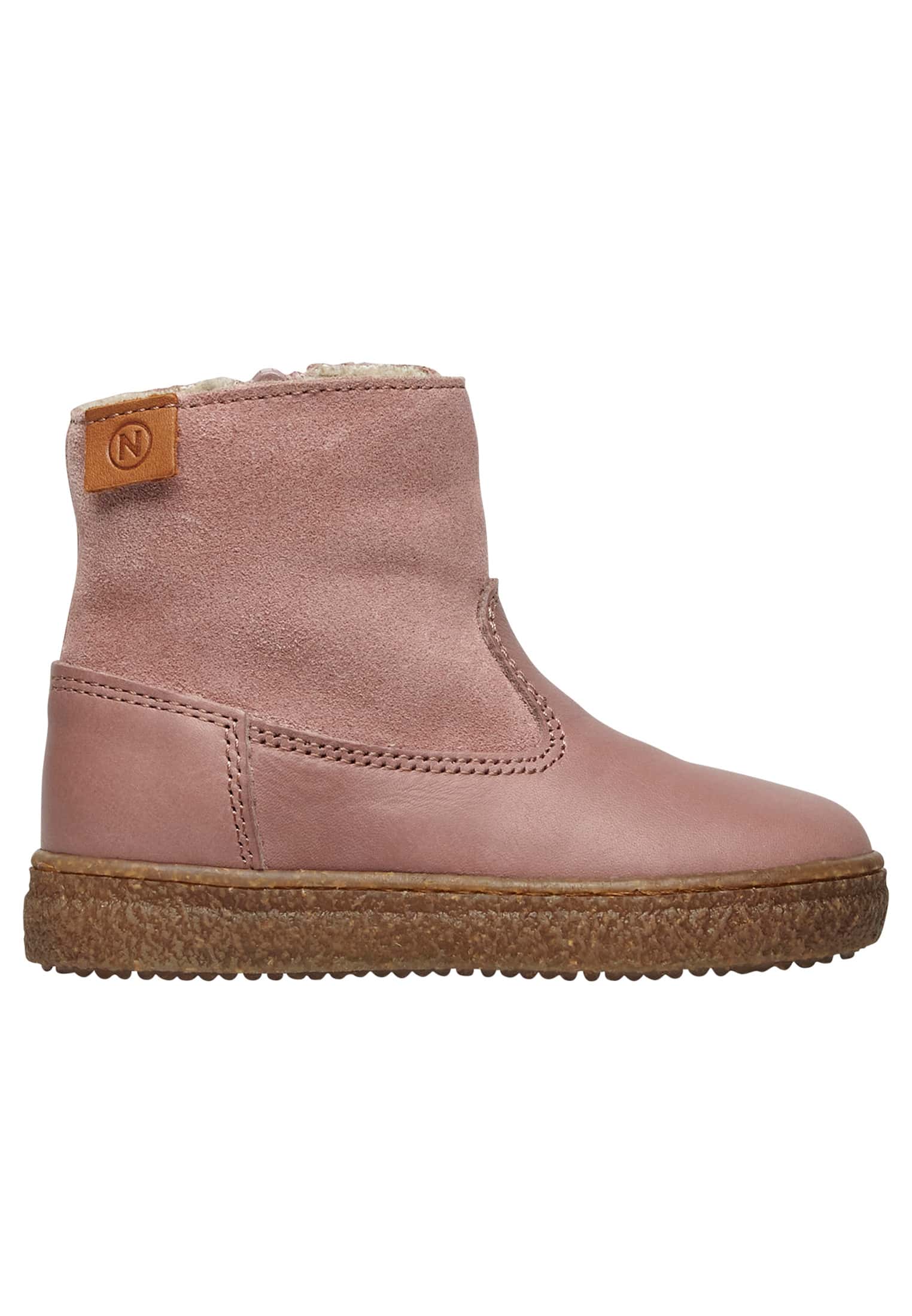 Bottines En Nappa Et Suède Alpina, NATURINO