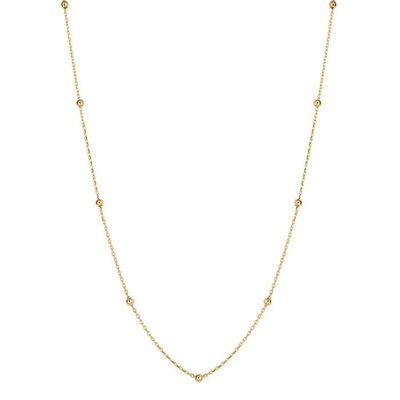 9ct Gold Fine Ball Chain Necklace ELEMENTS GOLD