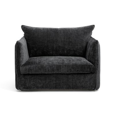 Fauteuil in geribd fluweel, Néo Chiquito AM.PM