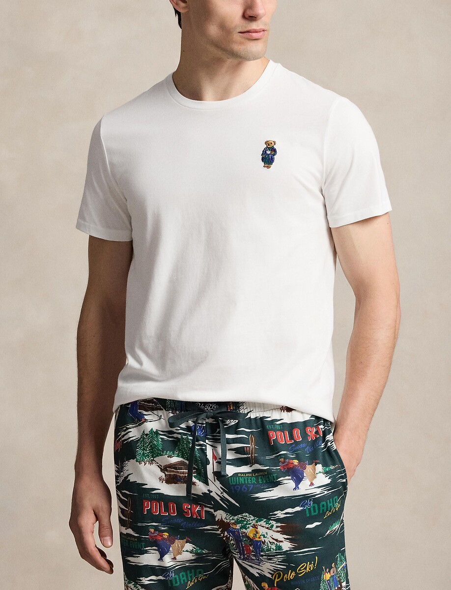 T-shit de pyjama, manches courtes, POLO RALPH LAUREN