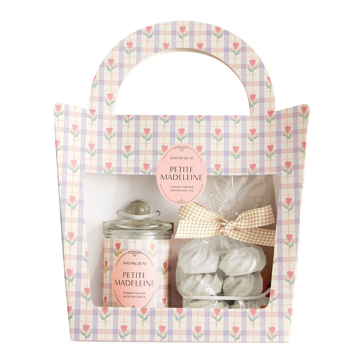 Coffret bougie parfumée et décors Gourmandises d'Été - PETITE MADELEINE, MATHILDE M