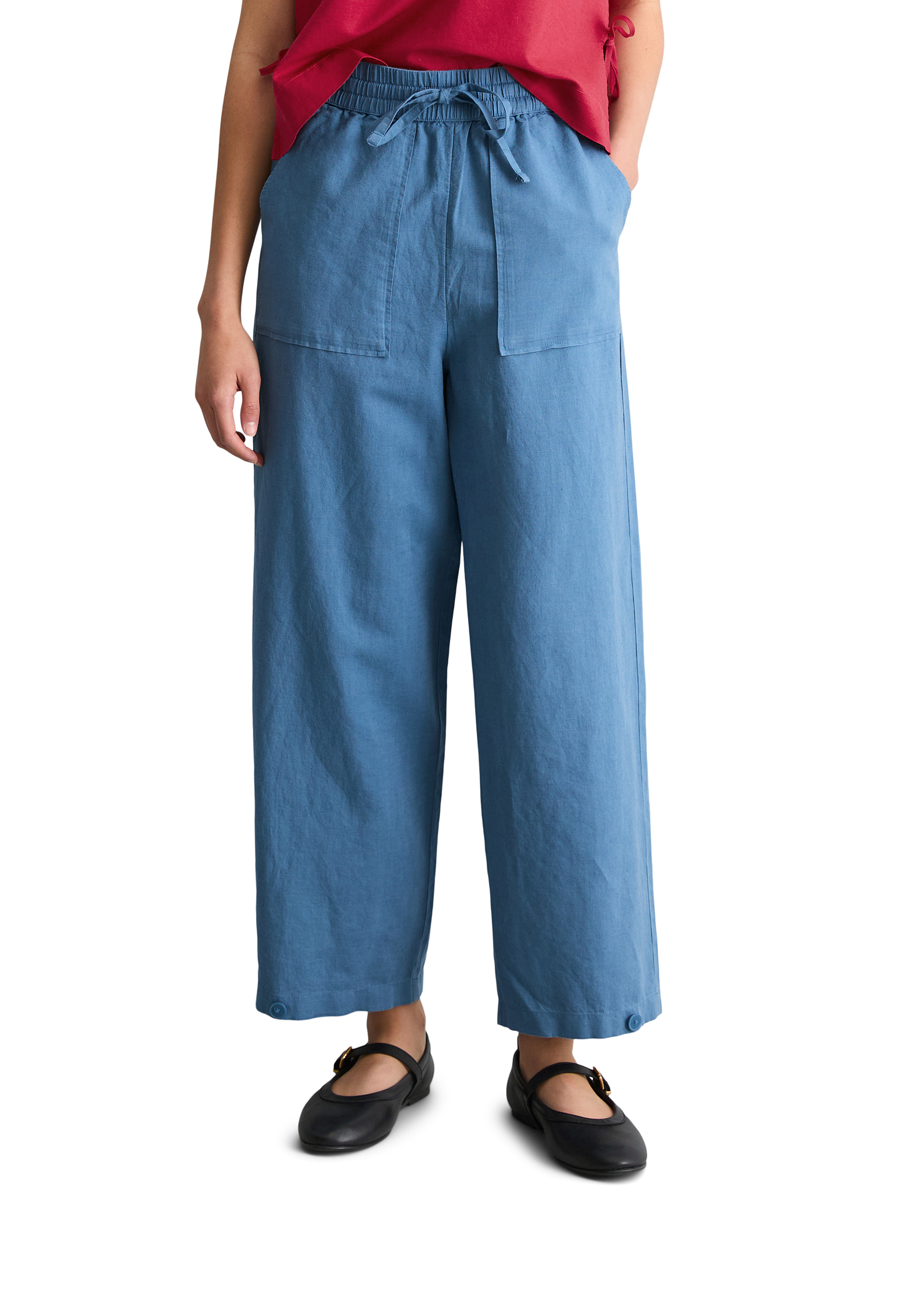 Short régulier en mélange de lin et de coton, MARC O’POLO DENIM