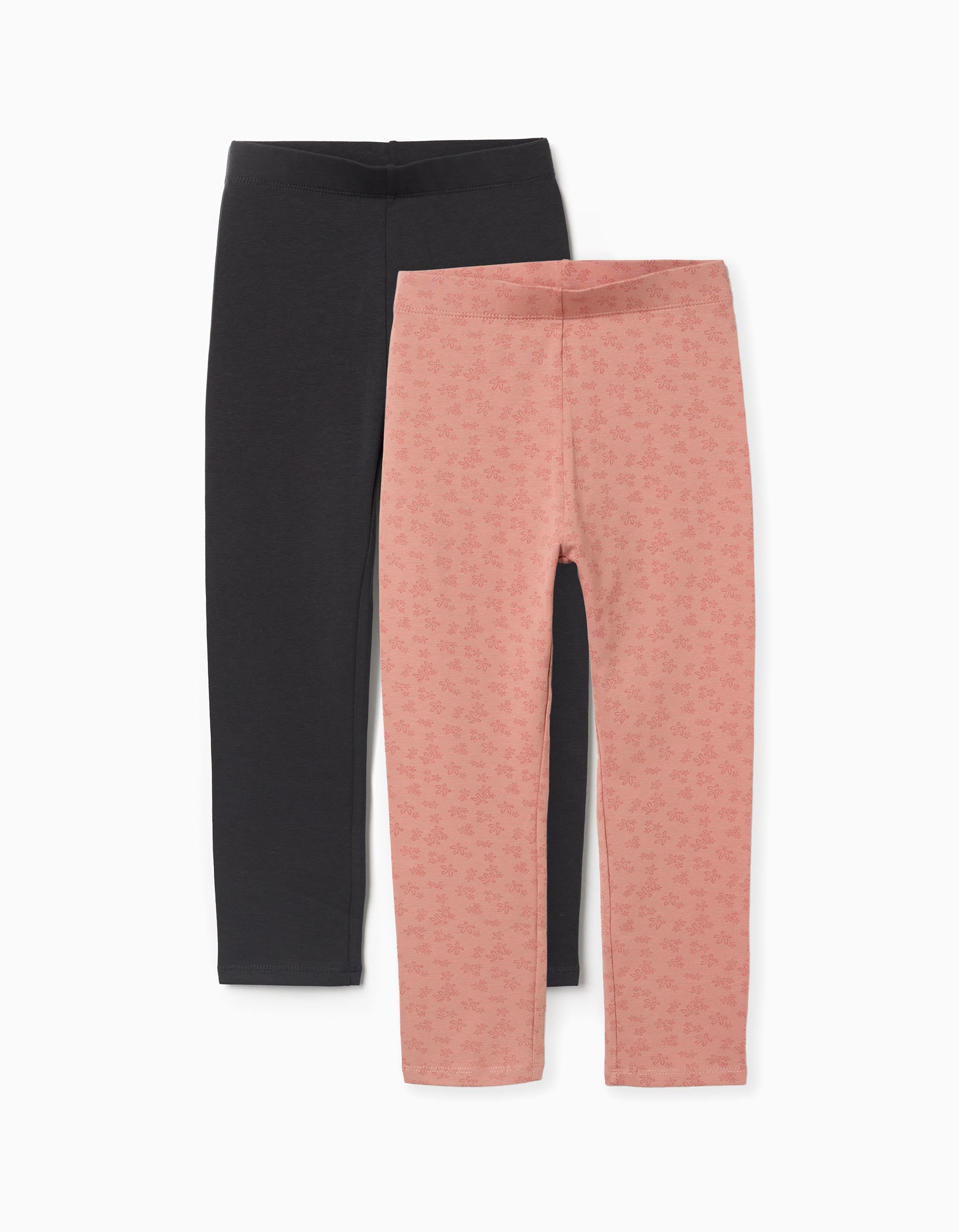 Lot de 2 leggings unis et imprimés, ZIPPY