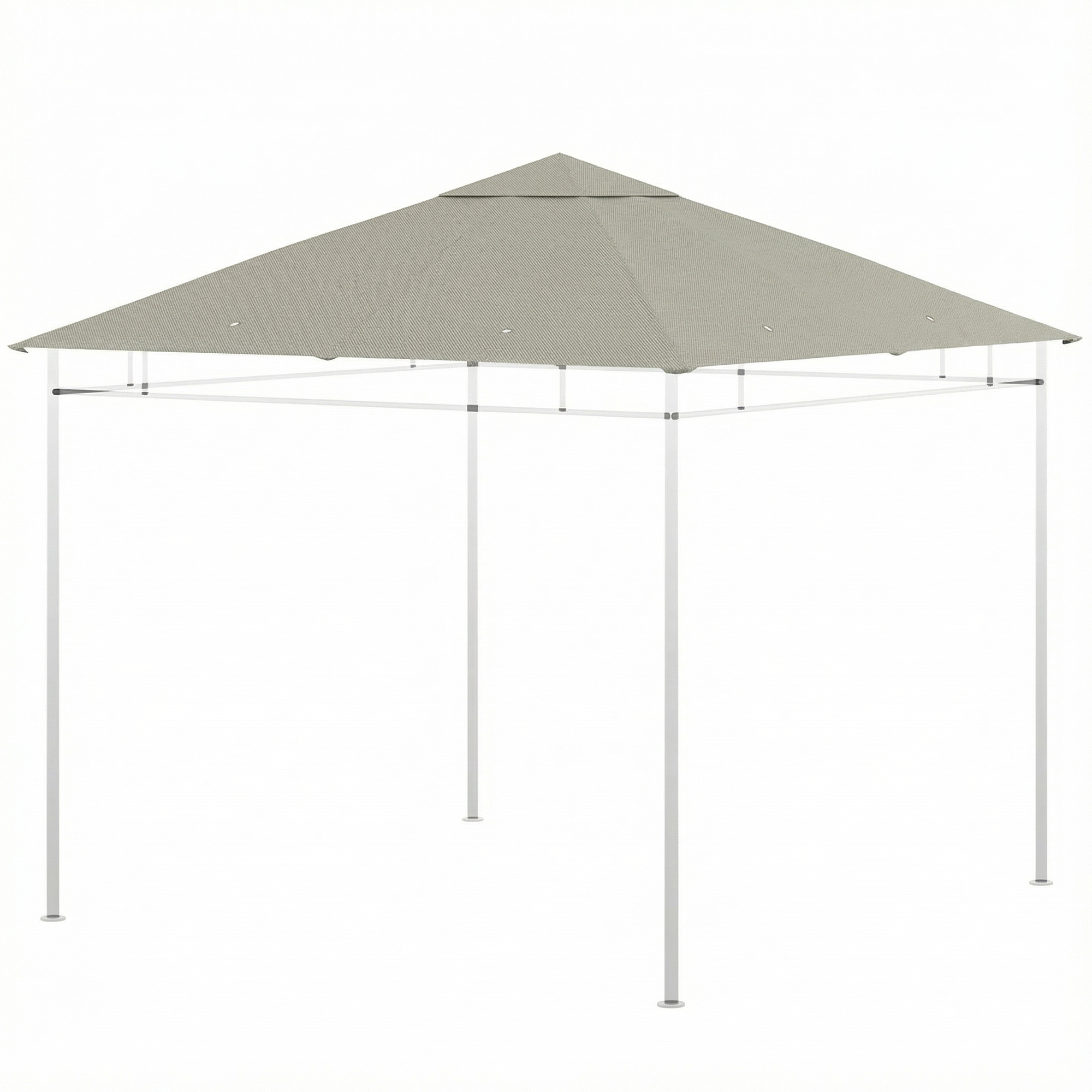 Toit de cabine de rechange Polyester Gris, OUTSUNNY