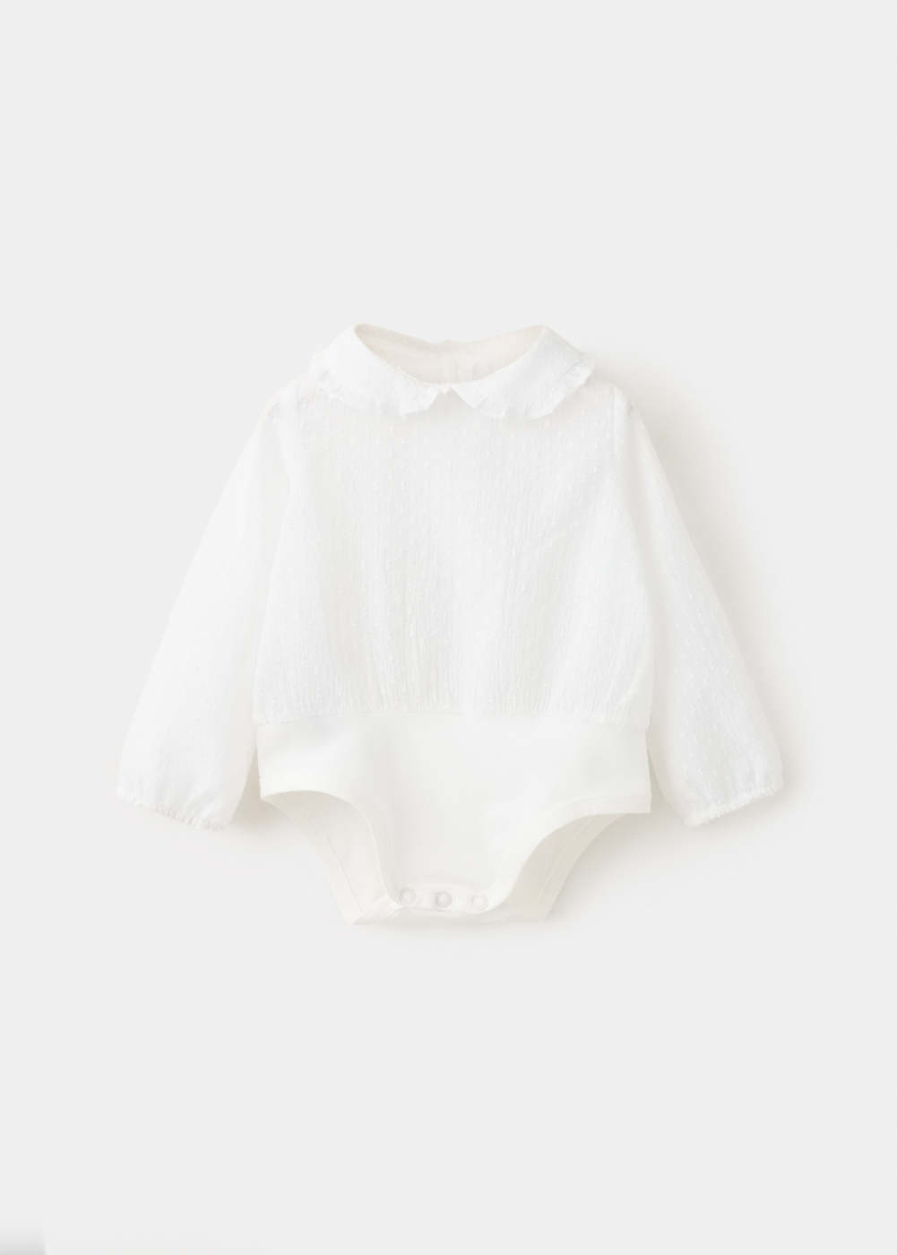 Blouse coton plumetis, MANGO BABY