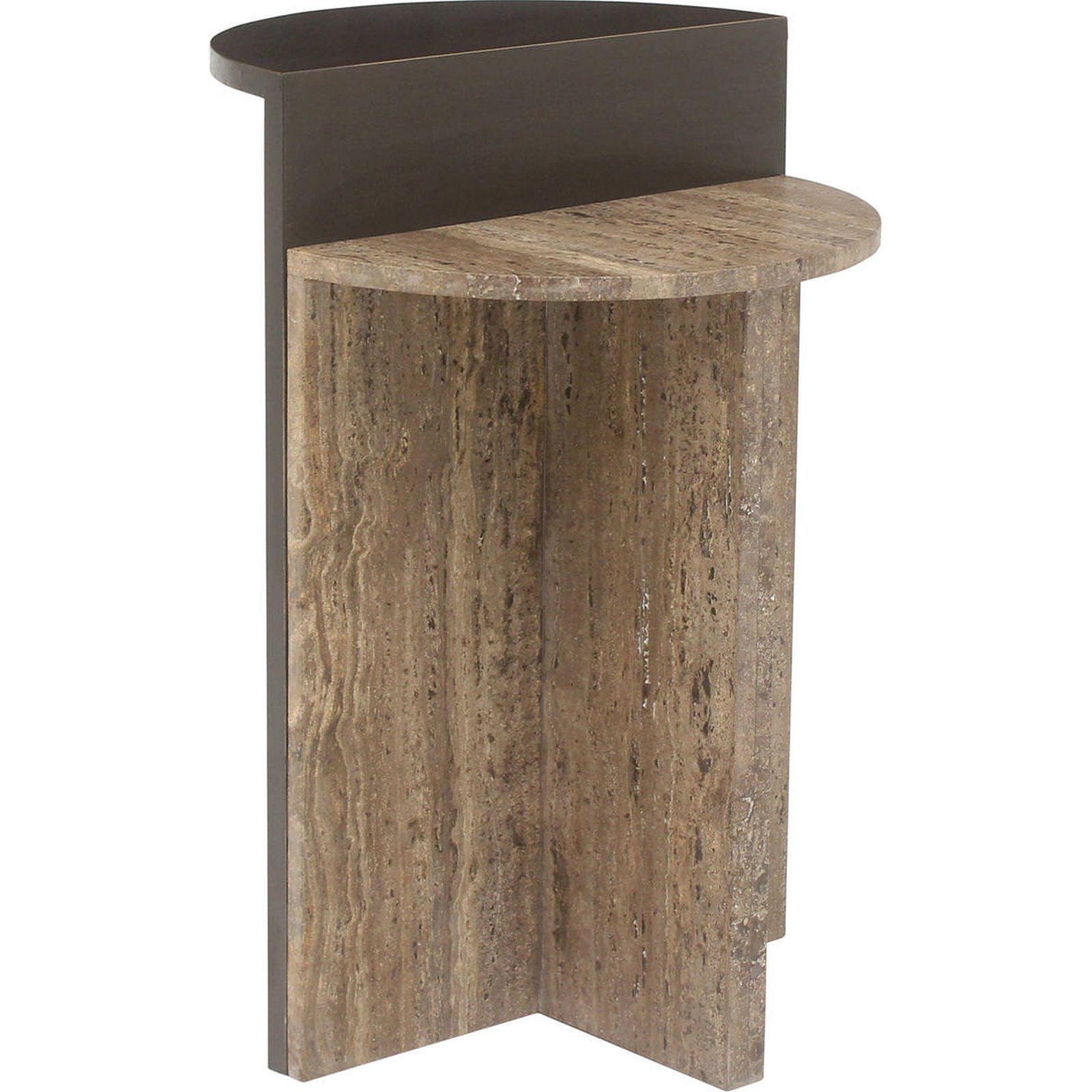 Table d'appoint en travertin, RUSSO, RECOLLECTION