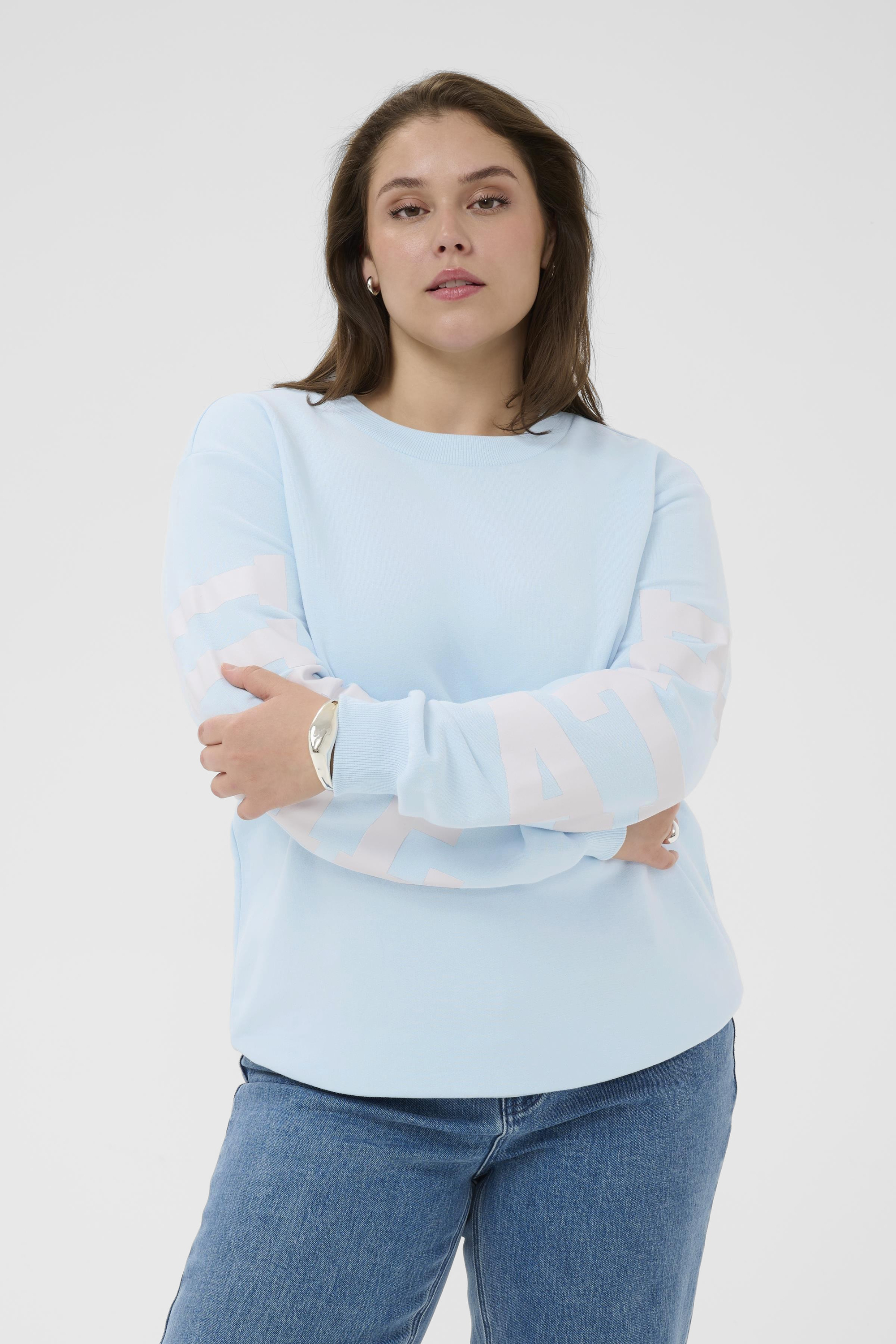 Sweatshirt, KAFFE CURVE