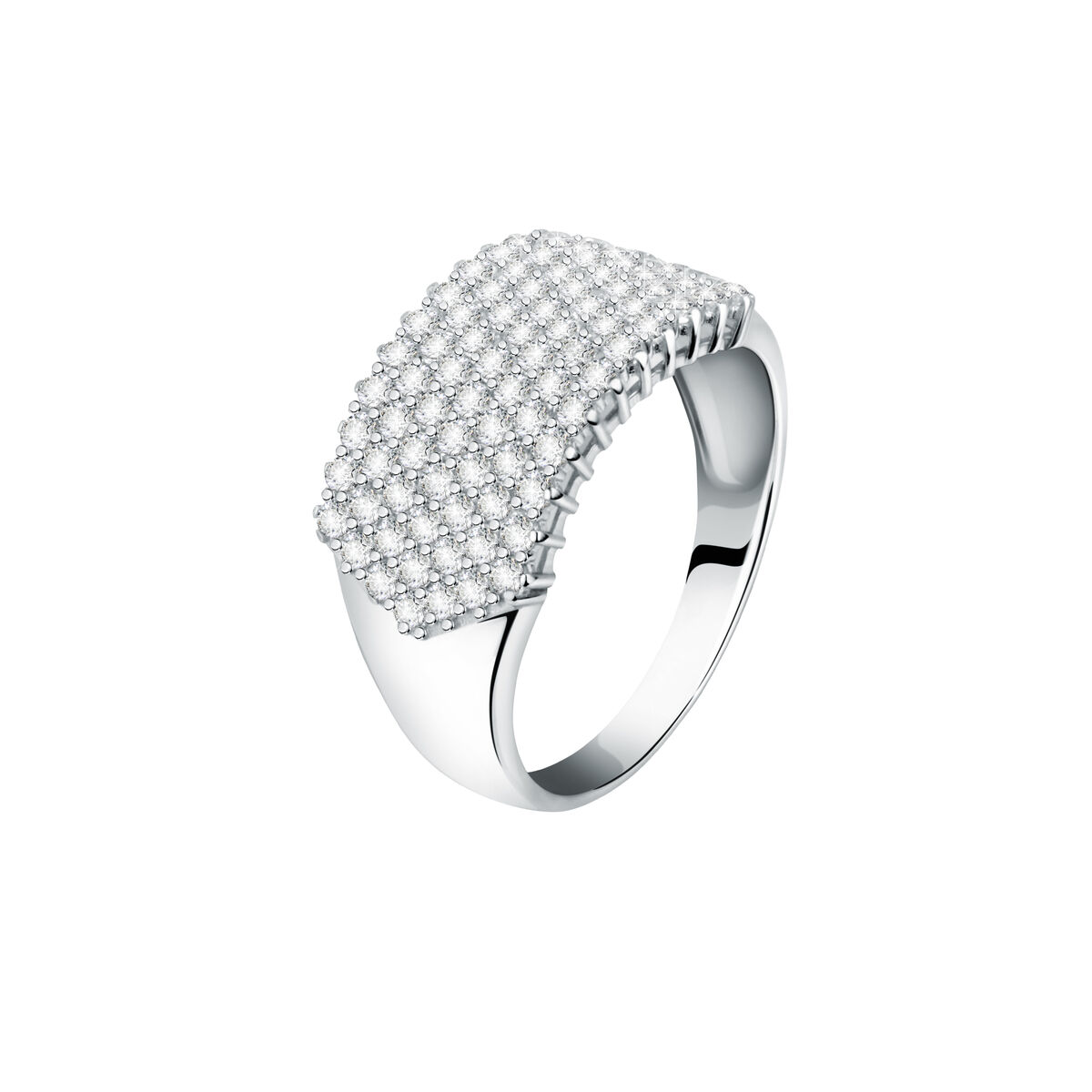 Bague en or blanc 375 B-CLASSIC, BLUESPIRIT
