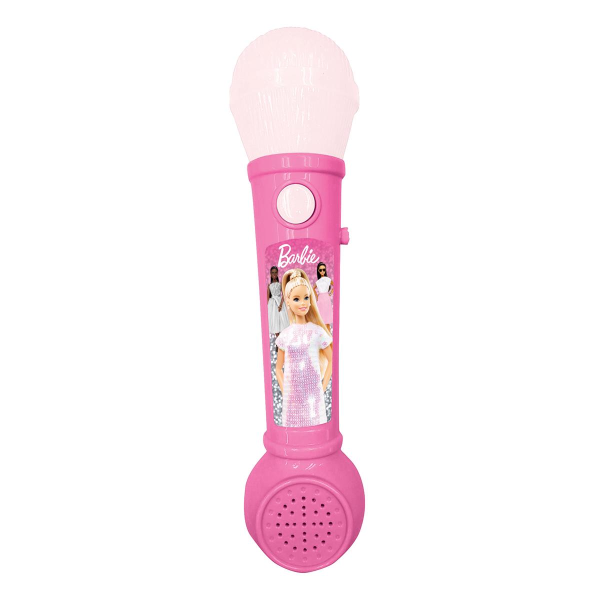 Microphone Lumineux Barbie, LEXIBOOK