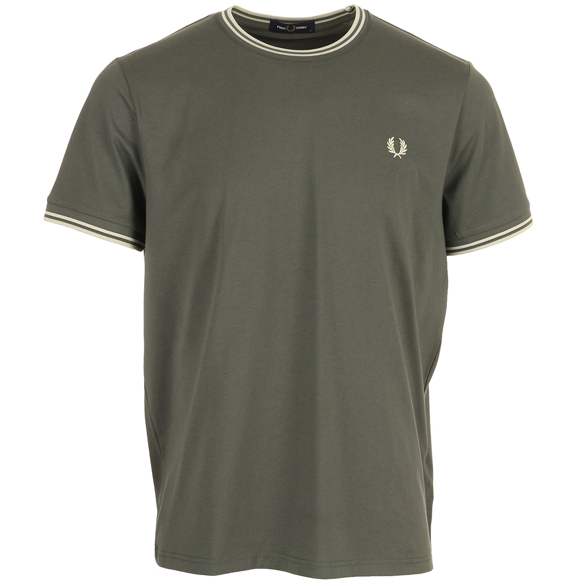 TWIN TIPPED T-SHIRT, FRED PERRY