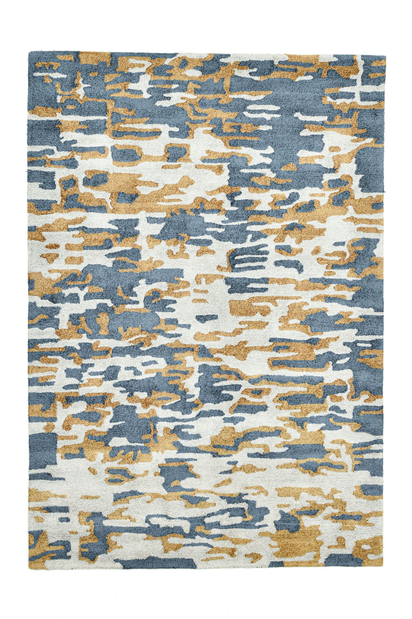Tapis tufté main en viscose, THEKO