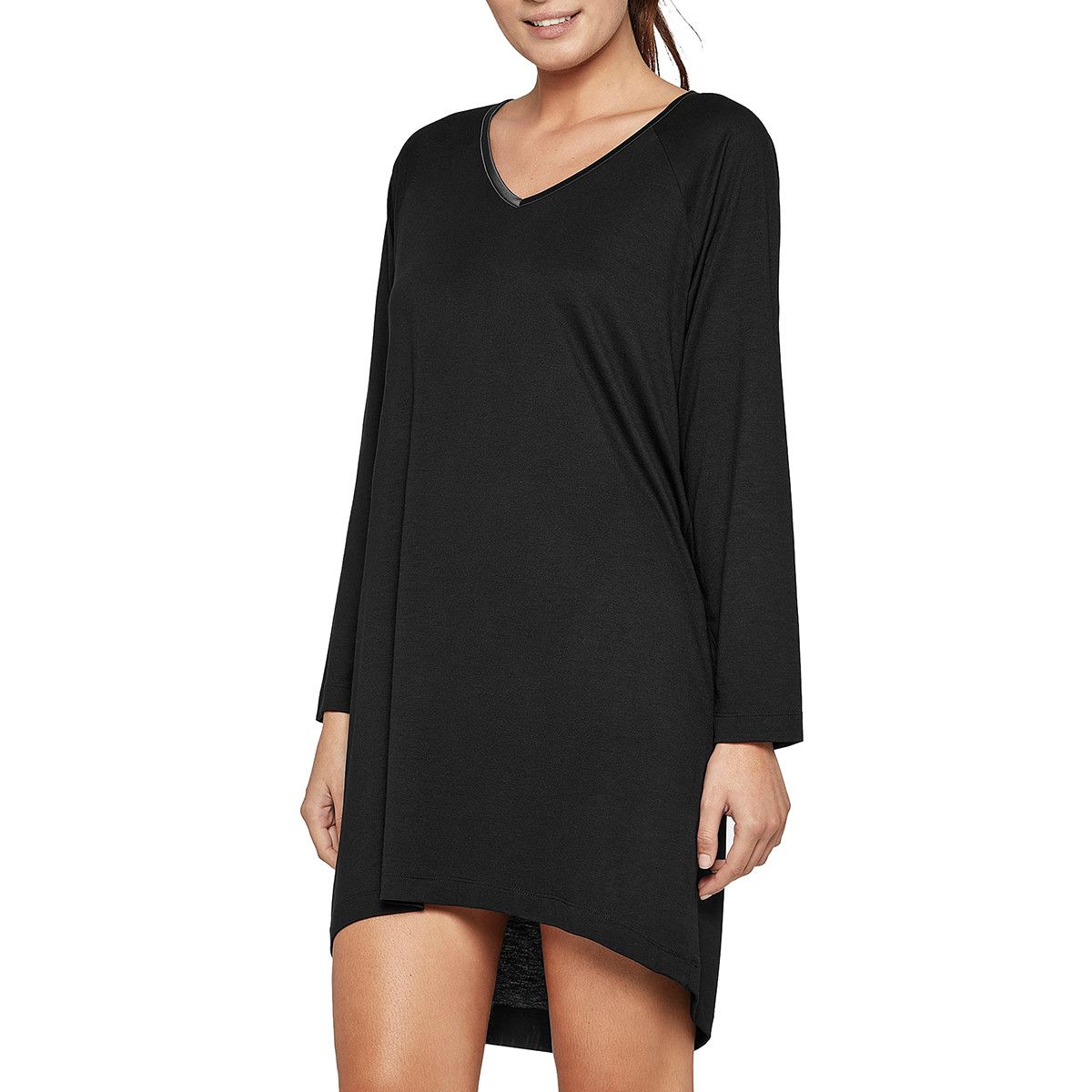 Chemise de nuit manches longues en modal essence Impetus Woman