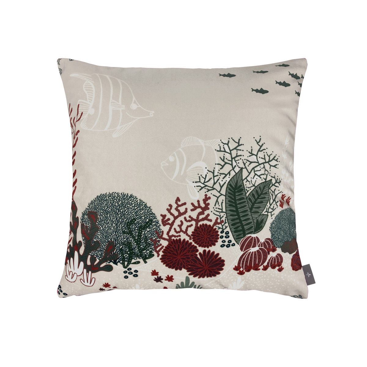 coussin imprime la jungle marine made in france, france