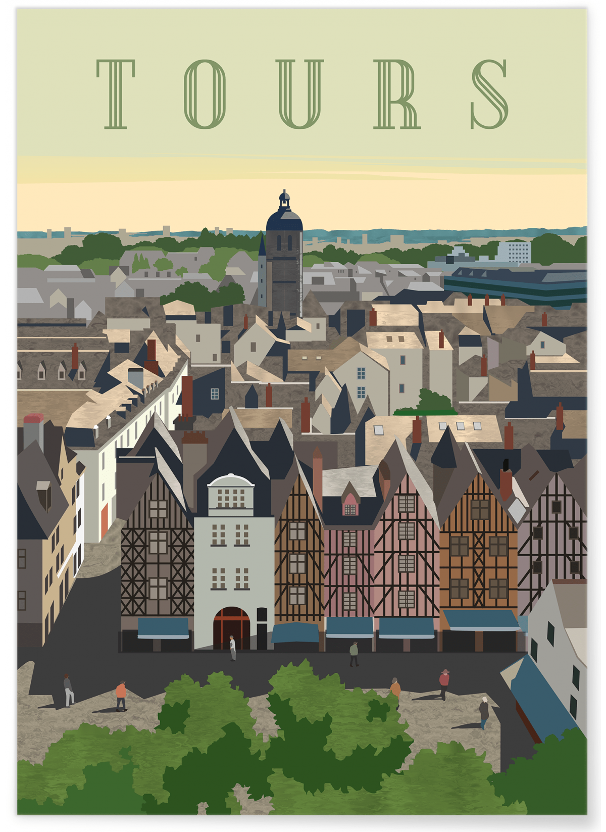 Affiche ville Tours 3, L'AFFICHERIE