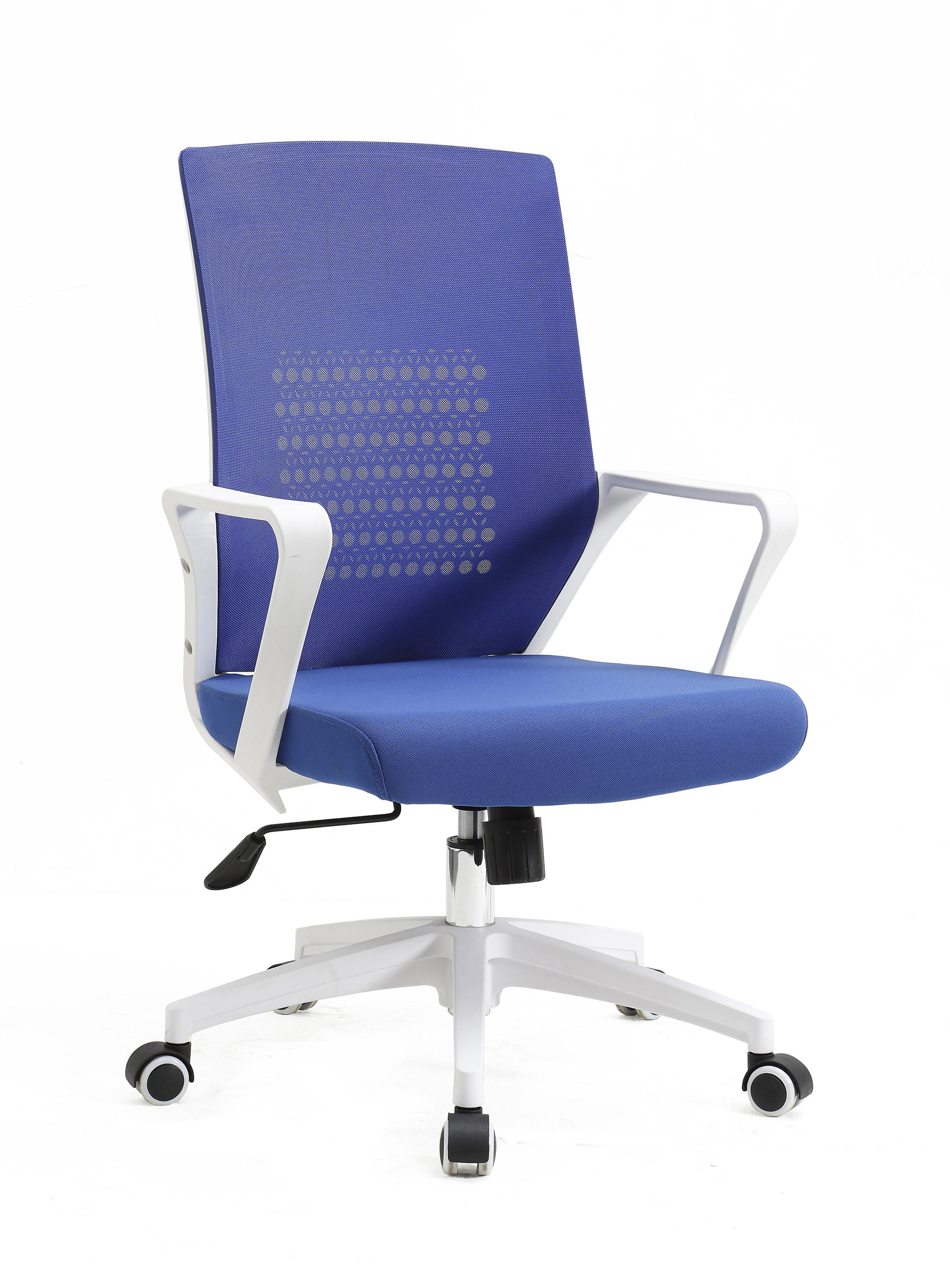 Fauteuil de bureau à roulettes en tissu, LUCA, HISPANOHOGAR