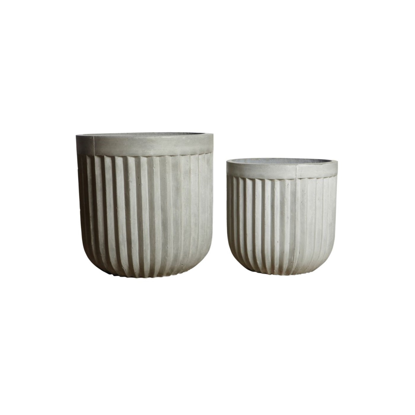 Cache-Pot Concrete lot de 2, HOUSE DOCTOR