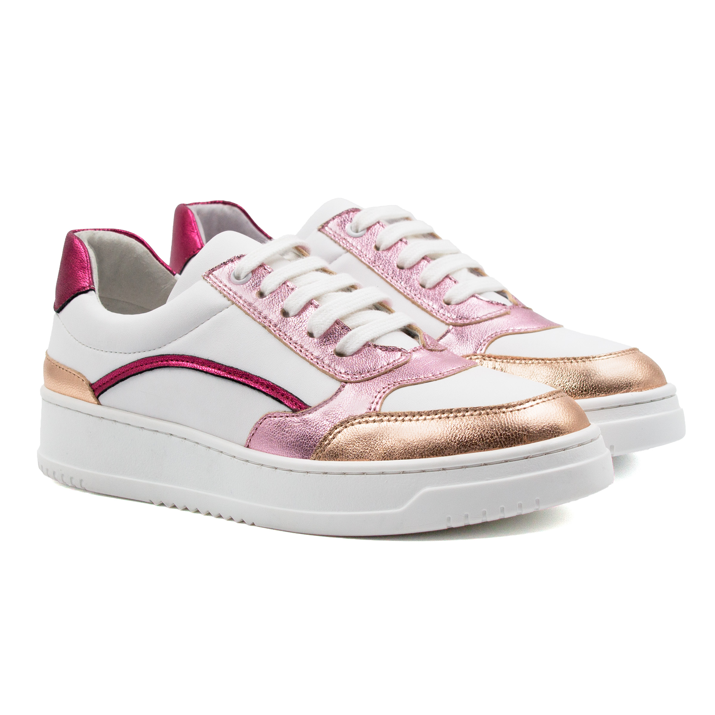 Baskets vintage cuir, JULES & JENN