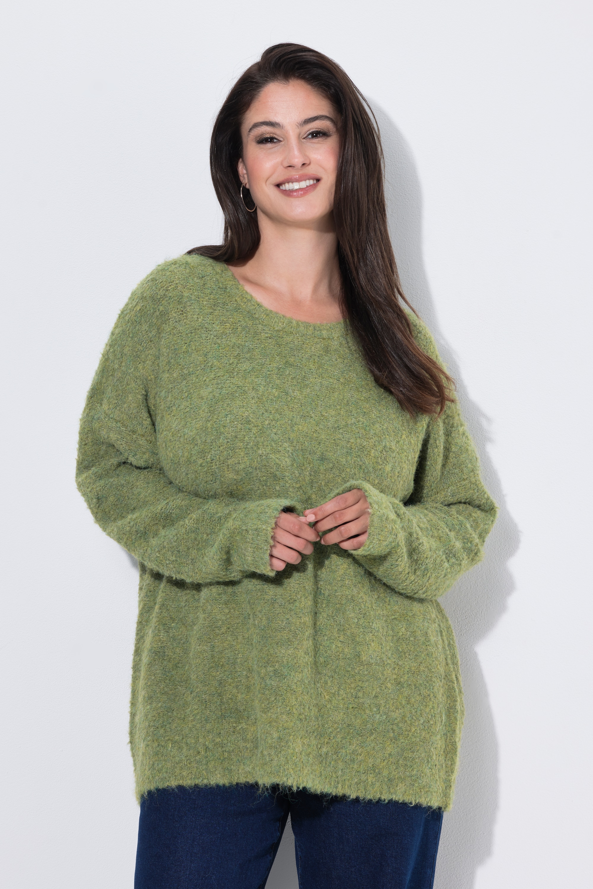 Pull en maille fine bouclée, ULLA POPKEN