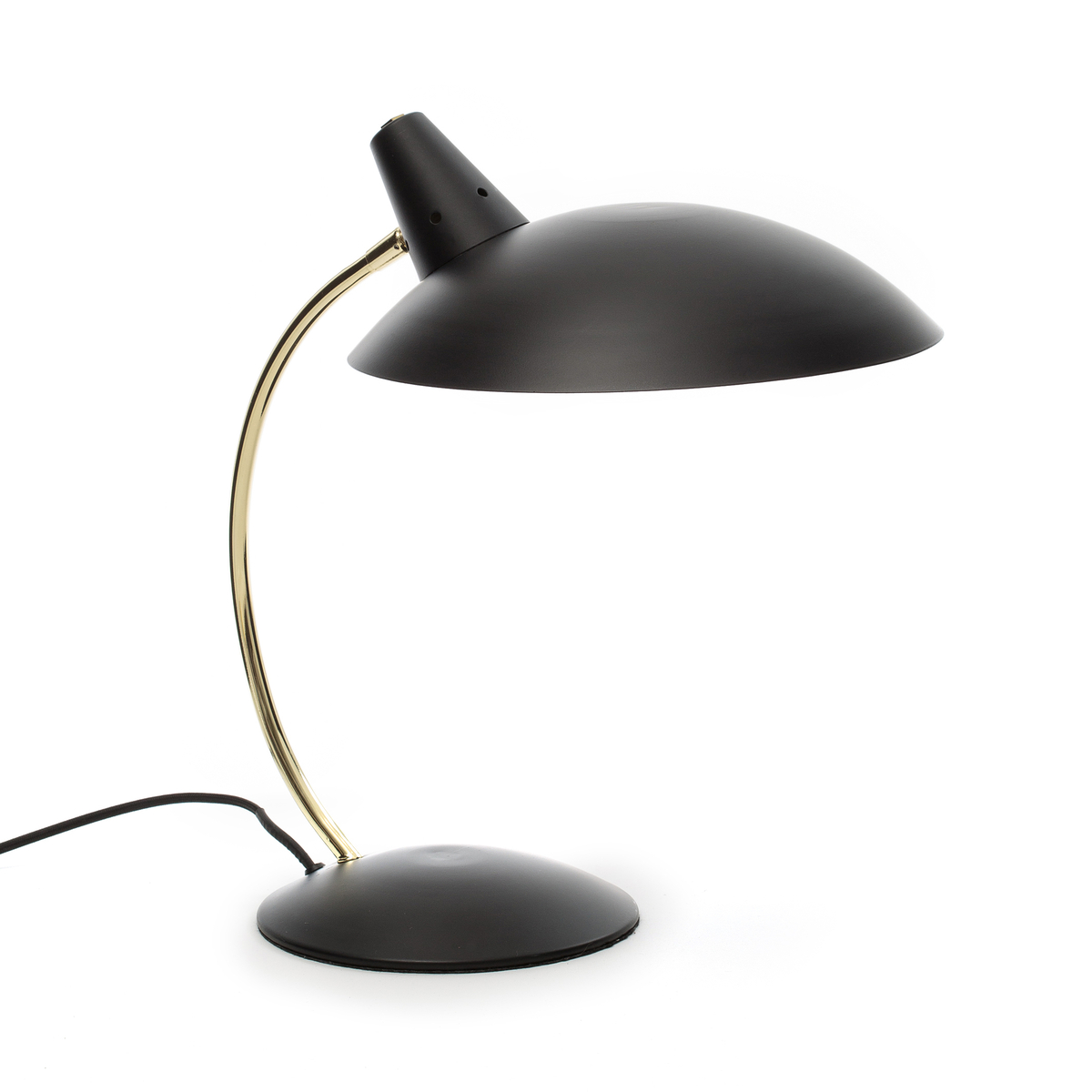 Rosella Table Lamp In Metal And Vintage Brass