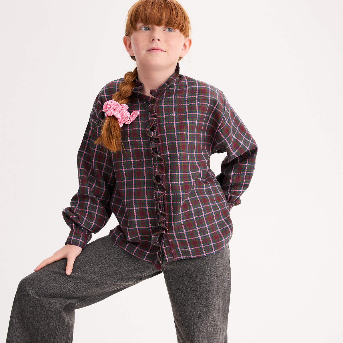 Checked Long Sleeve Shirt, LA REDOUTE COLLECTIONS
