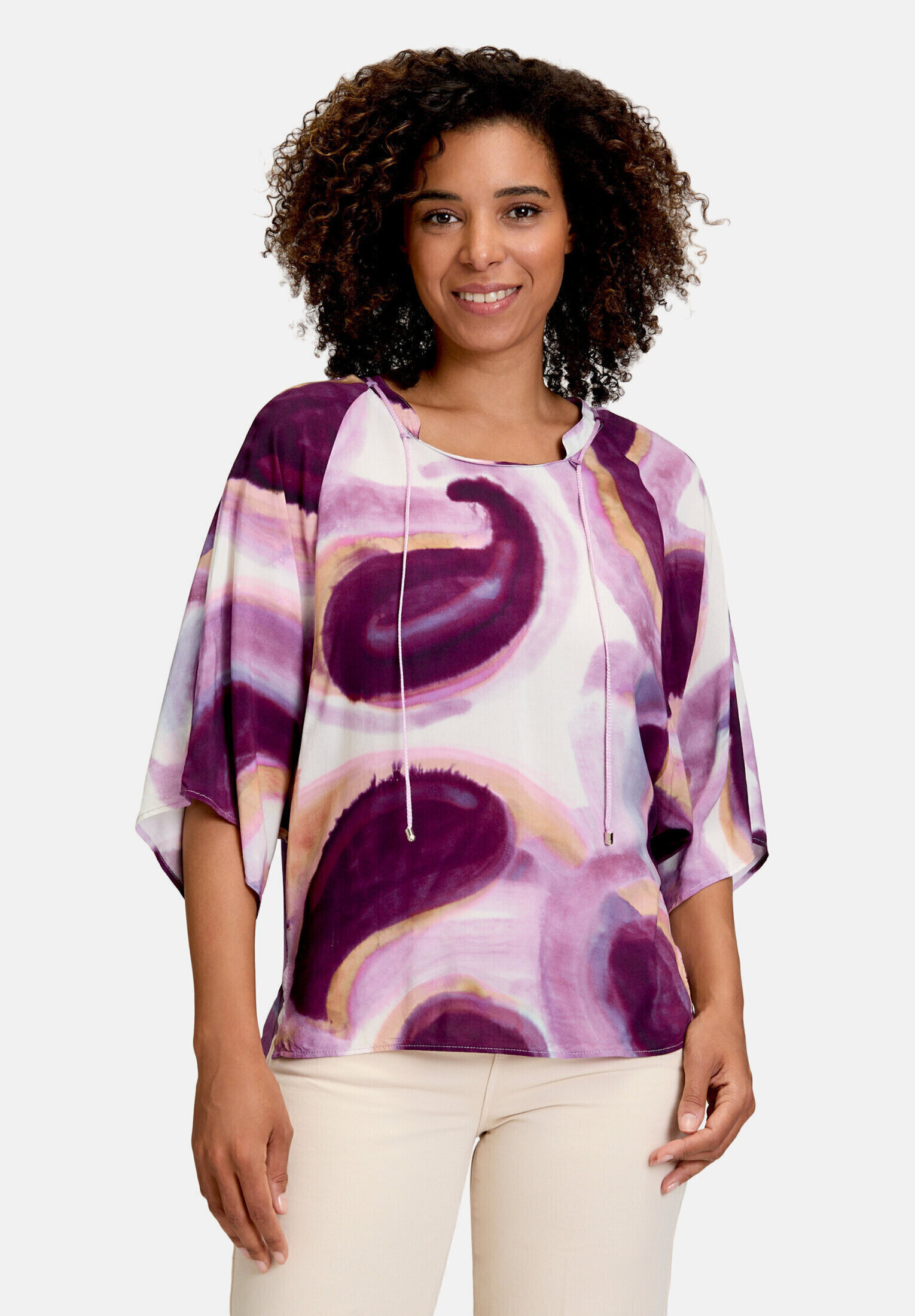 Blouse casual à motifs, CARTOON