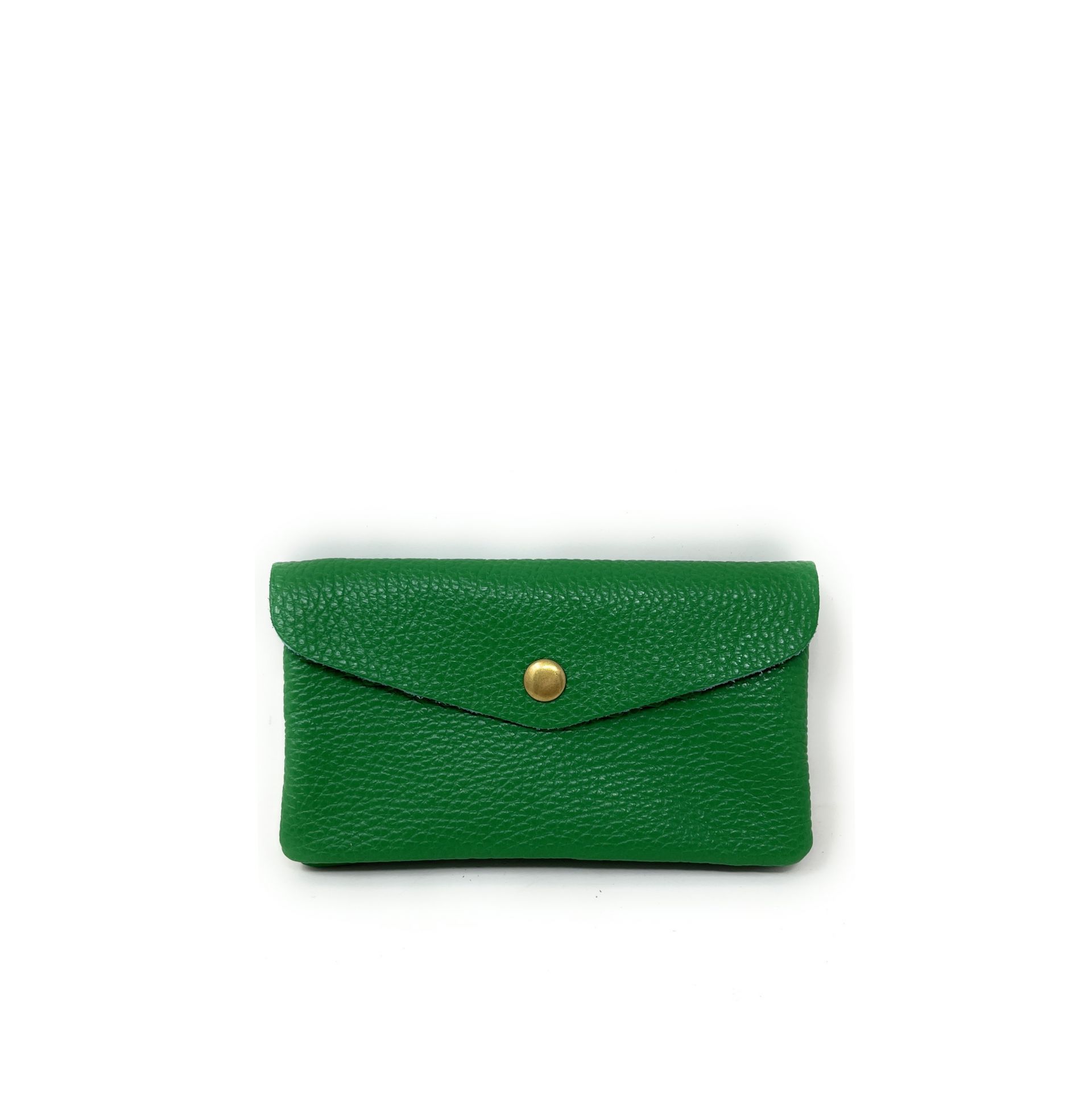 Portefeuille Cuir Véritable Femme Fleurs Vert - Double Compartiment, Fermeture Éclair, Fait Main Espagne