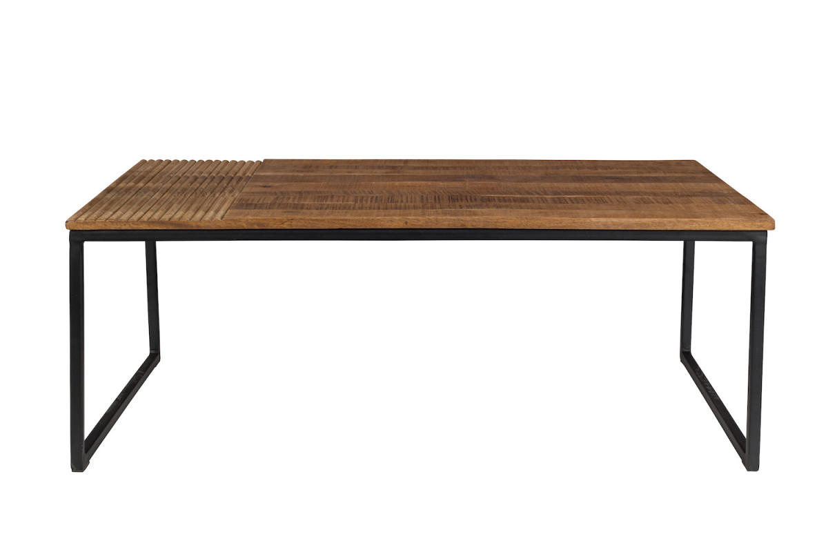 Table basse en bois et acier - RANDI, DUTCHBONE