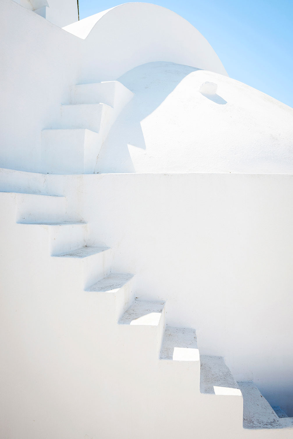 Tableau escaliers sur oia, HEXOA