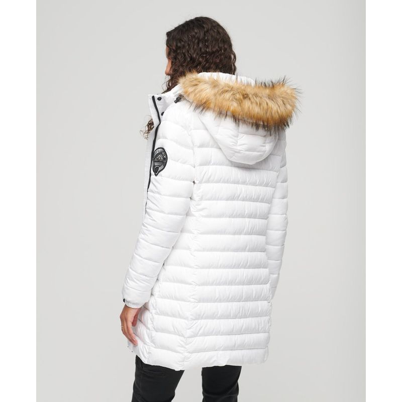 Doudoune blanche superdry La Redoute