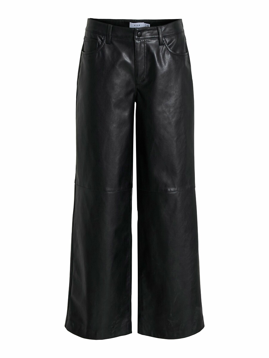 Pantalon large en simili , VILA